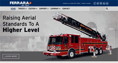 Desktop Screenshot of ferrarafire.com