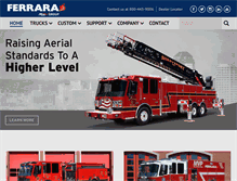 Tablet Screenshot of ferrarafire.com